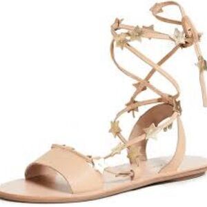 Loeffler Randall Starla Women’s Nude Gladiator Star Lace-Up Sandal 8.5